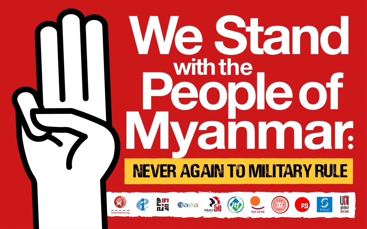 Cartel sobre Myanmar