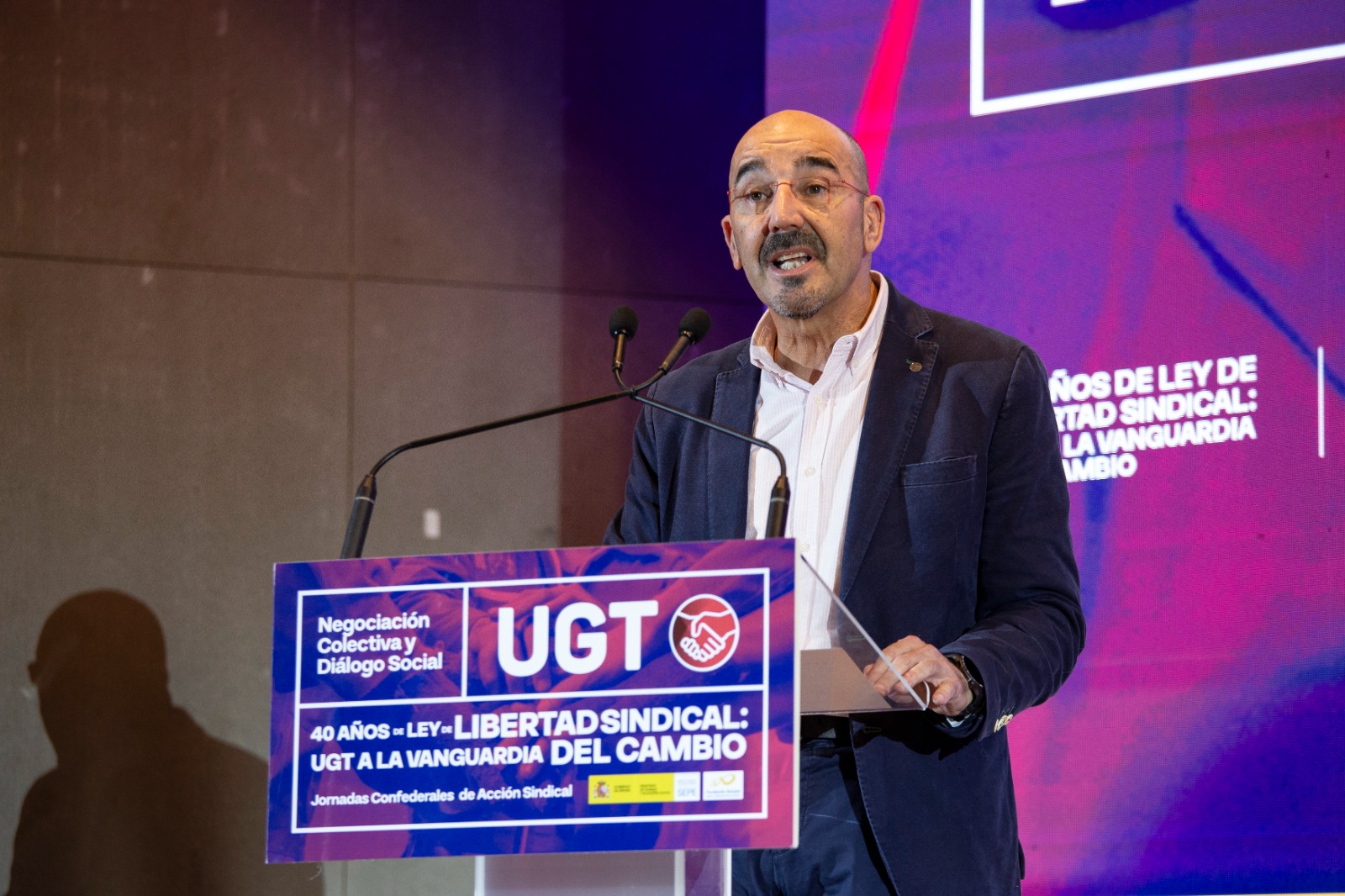 Fernando Luján clausura jornadas Acción Sindical 