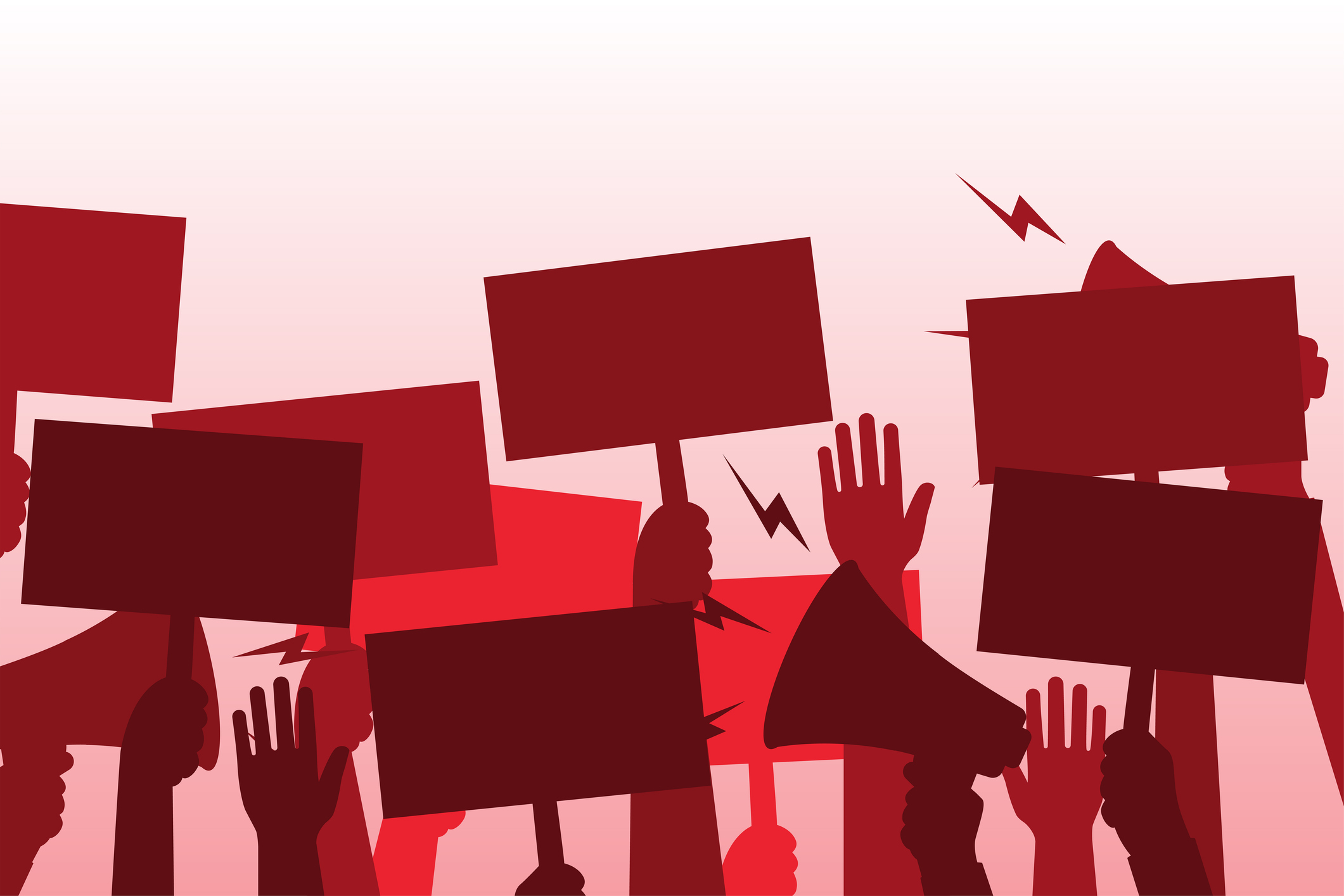 Grupo de personas en protesta