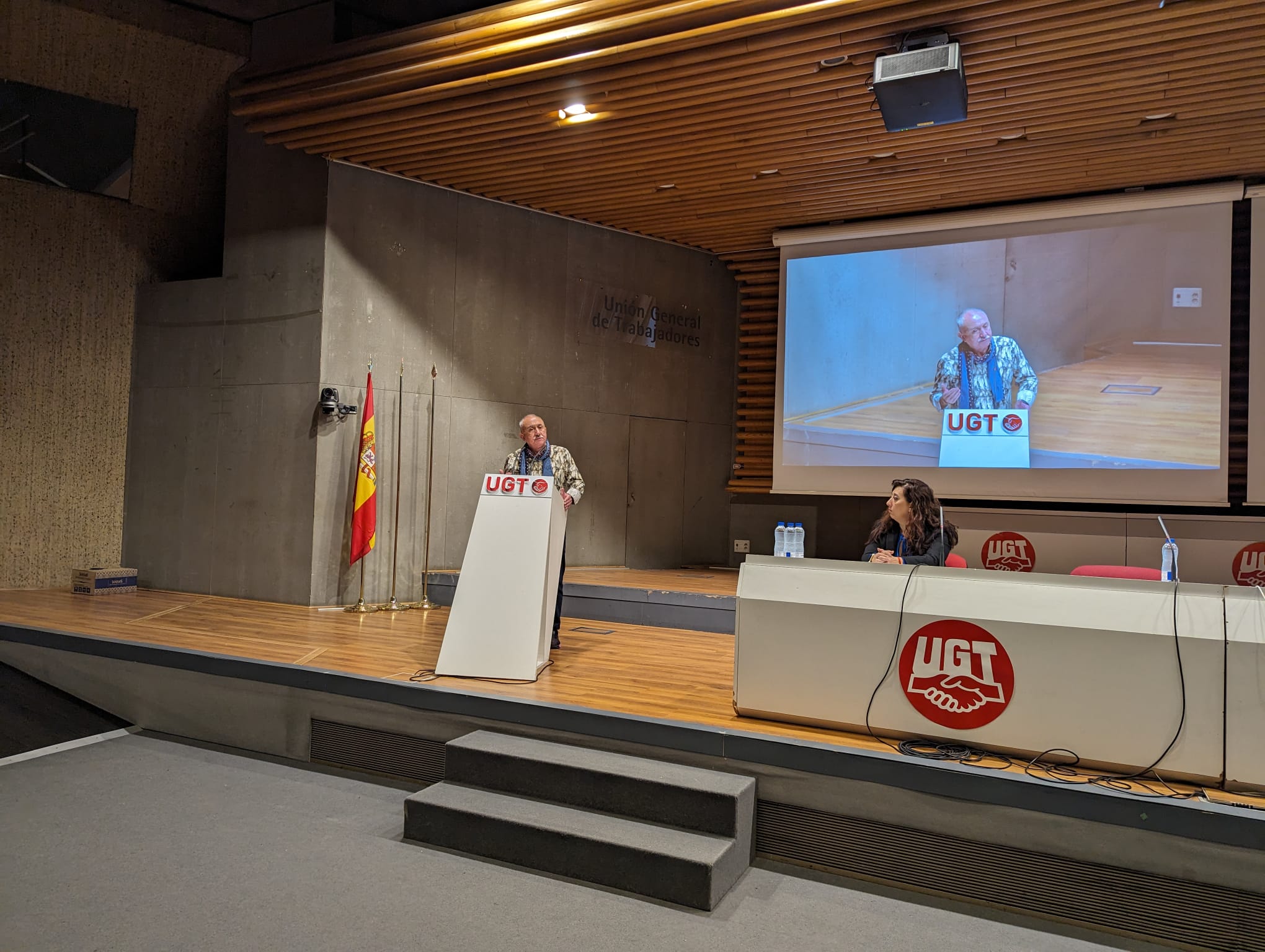 Pepe Álvarez interviene en las jornadas de NC de UGT FESMC Madrid