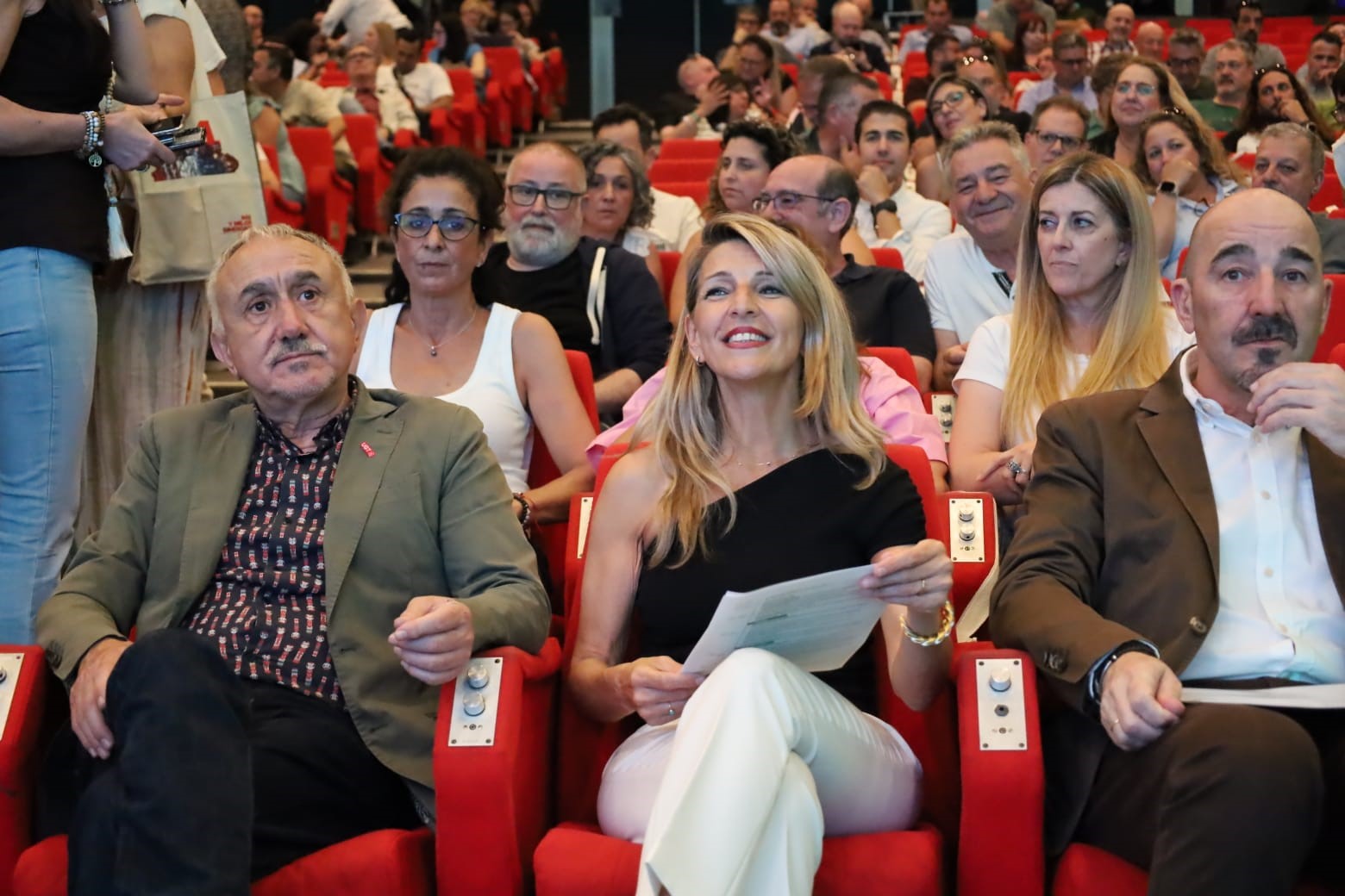 Yolanda Diaz y Pepe Alvarez