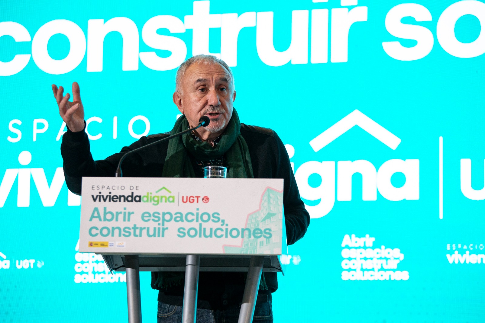 Pepe Álvarez clausura las jornadas ‘Abrir espacios, construir soluciones’