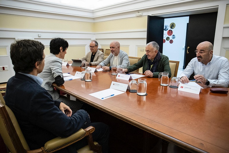 Reunión en el Ministerio de Inclusión, Seguridad Social y Migraciones