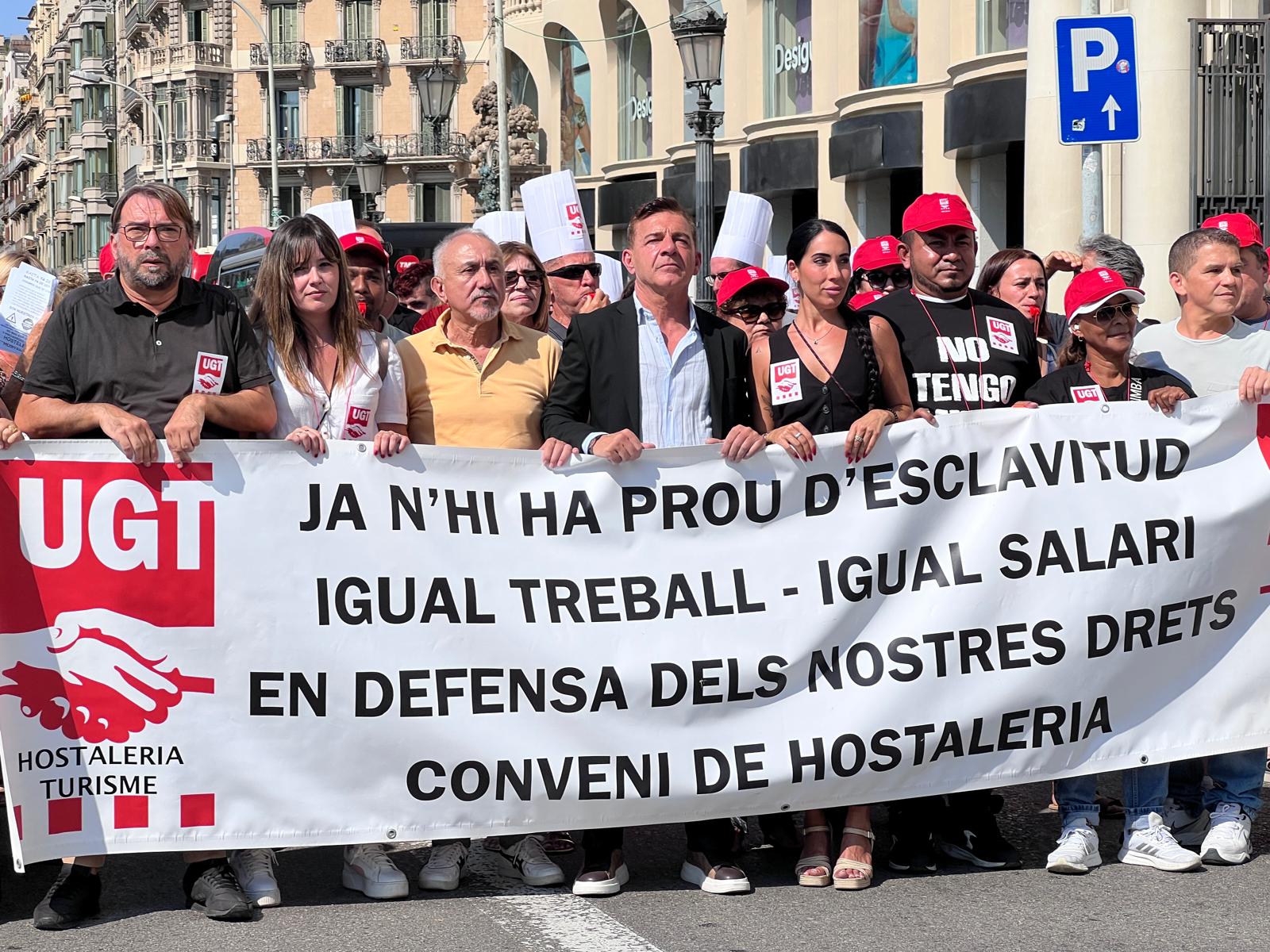 concentración en Barcelona