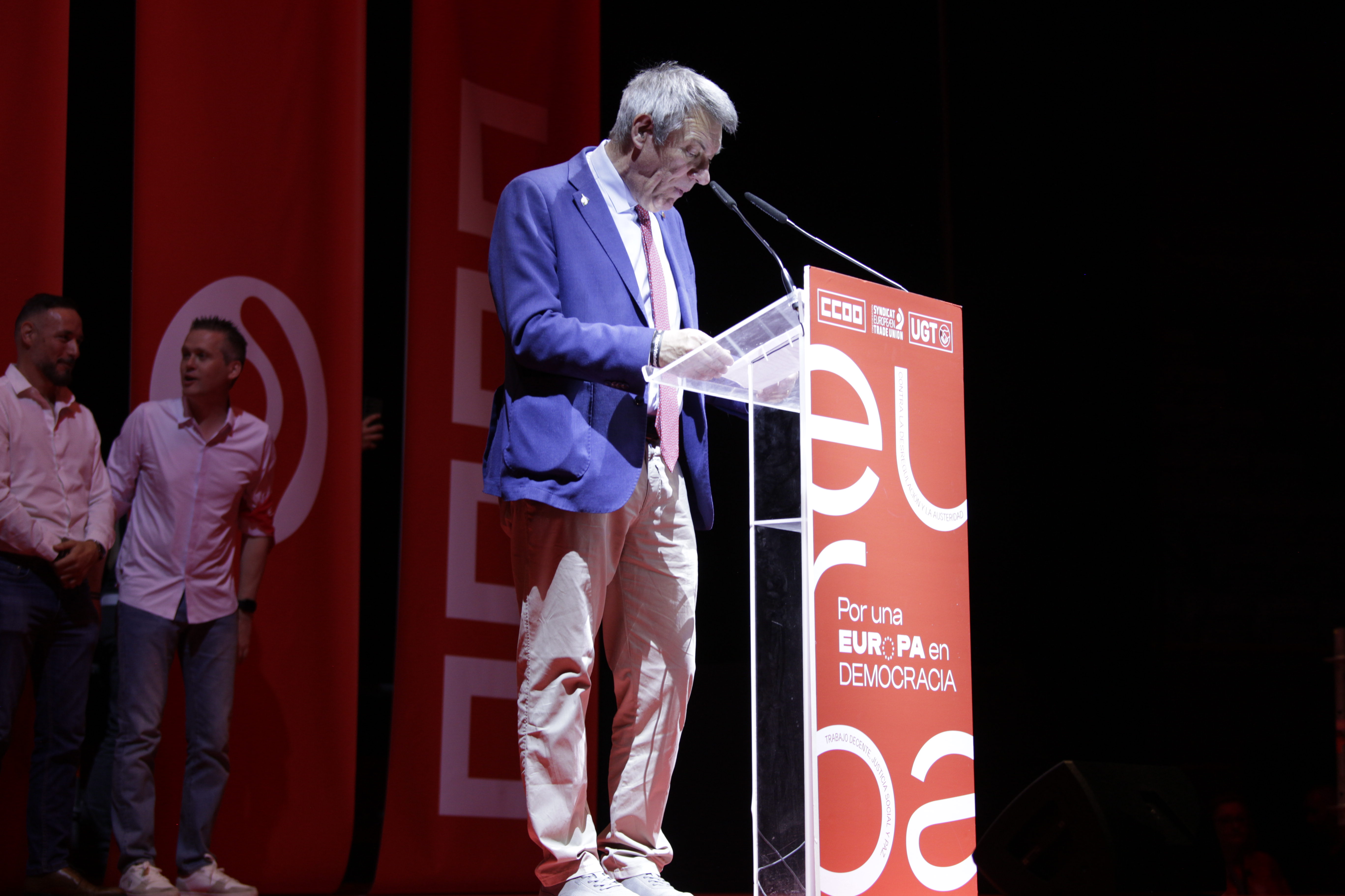 11. Maurizio Landini, secretario general de CGIL Italia.
