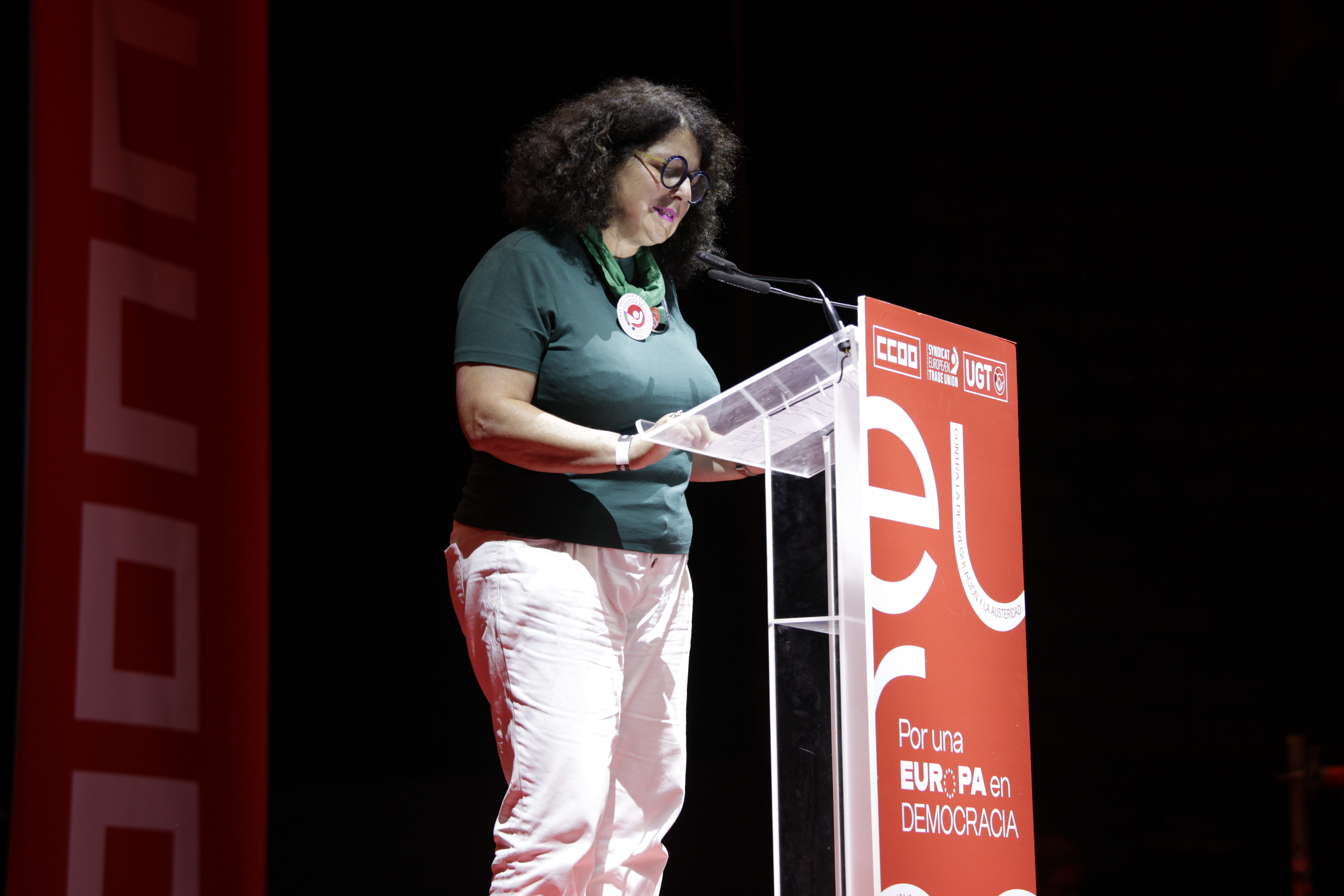 13. Marie-Hélène Ska, secretaria general de la CSC Bélgica.