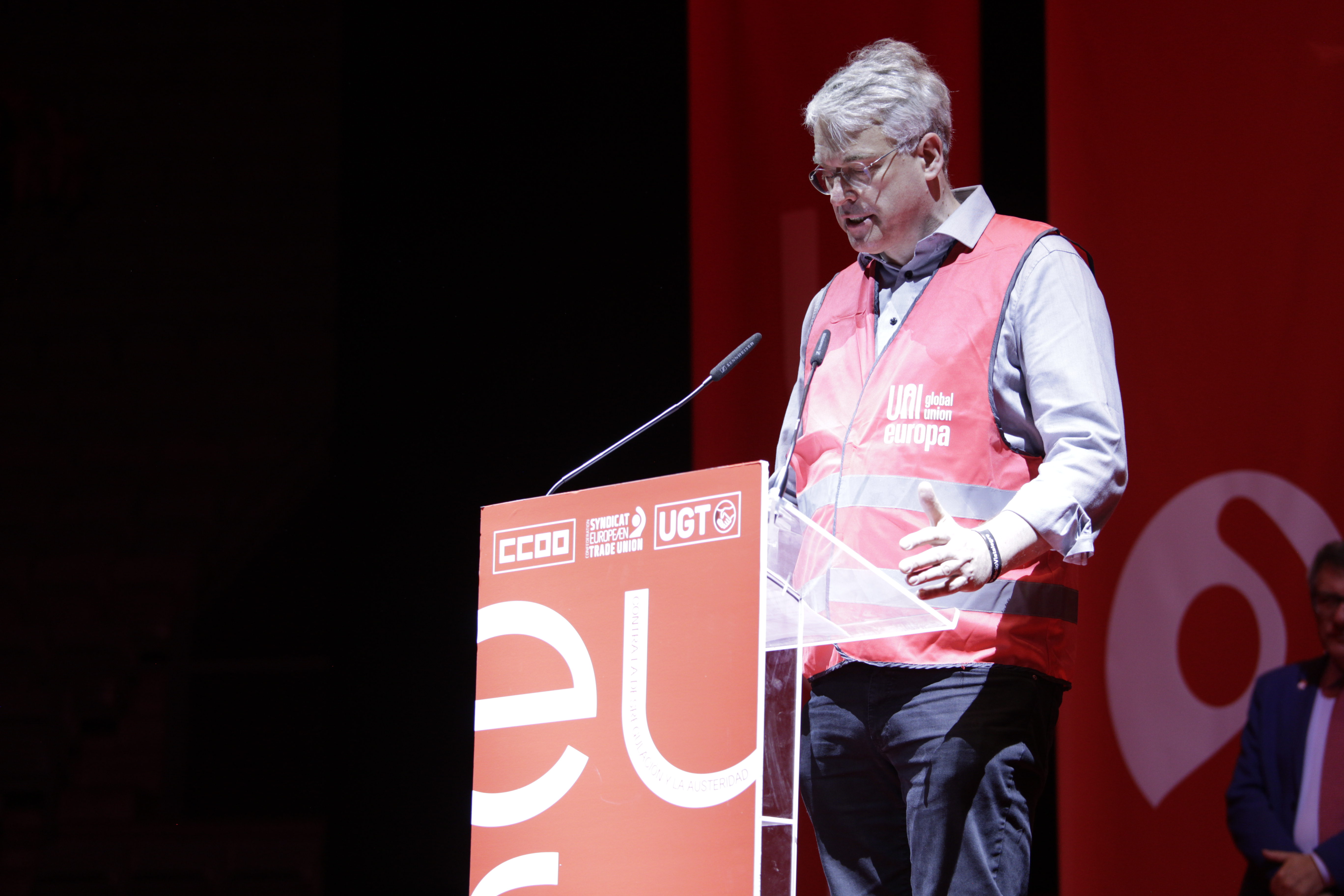 14. Oliver Roethig, secretario regional UNI Europa.