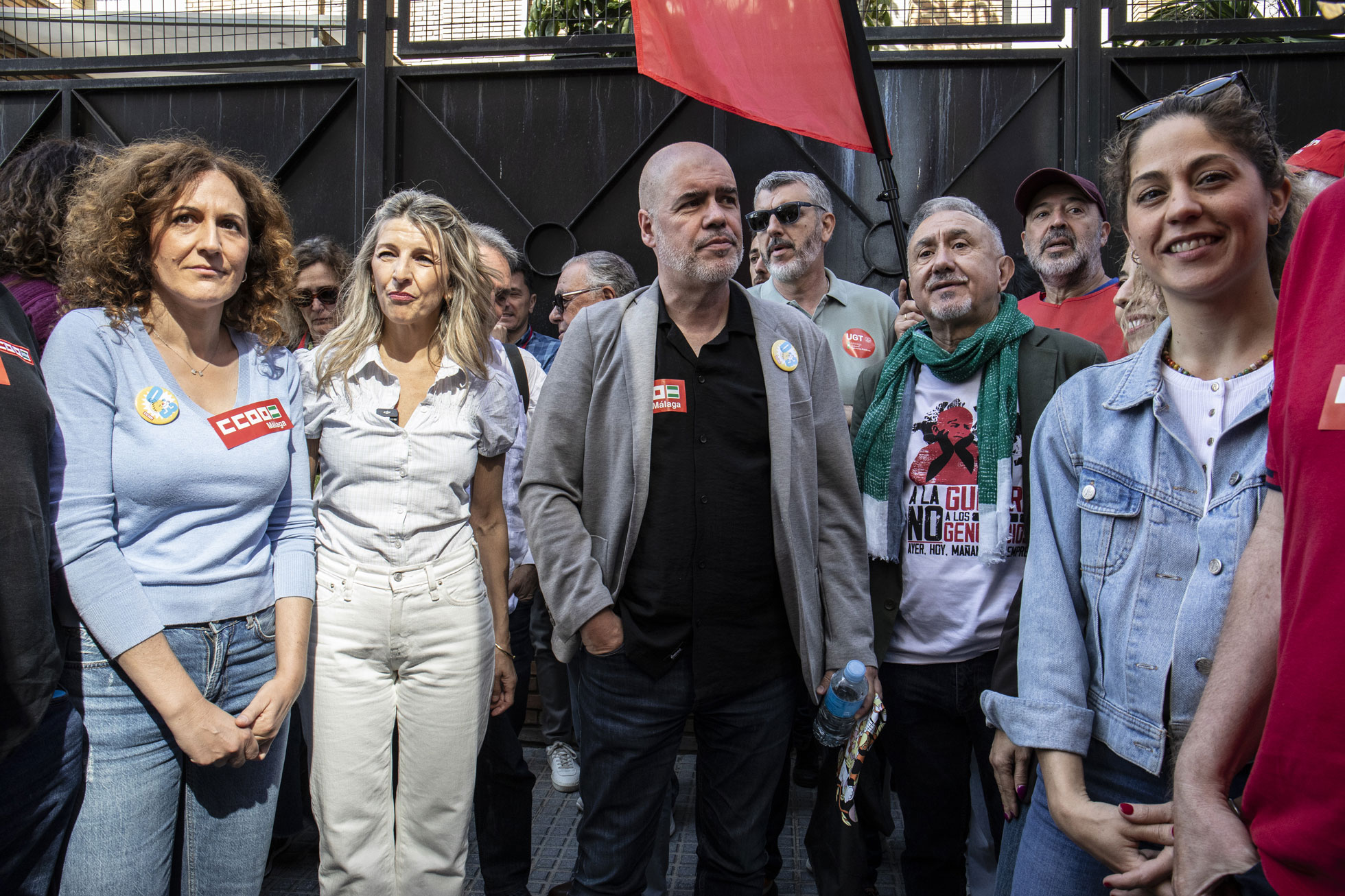 Comitiva del Primero de Mayo en Málaga