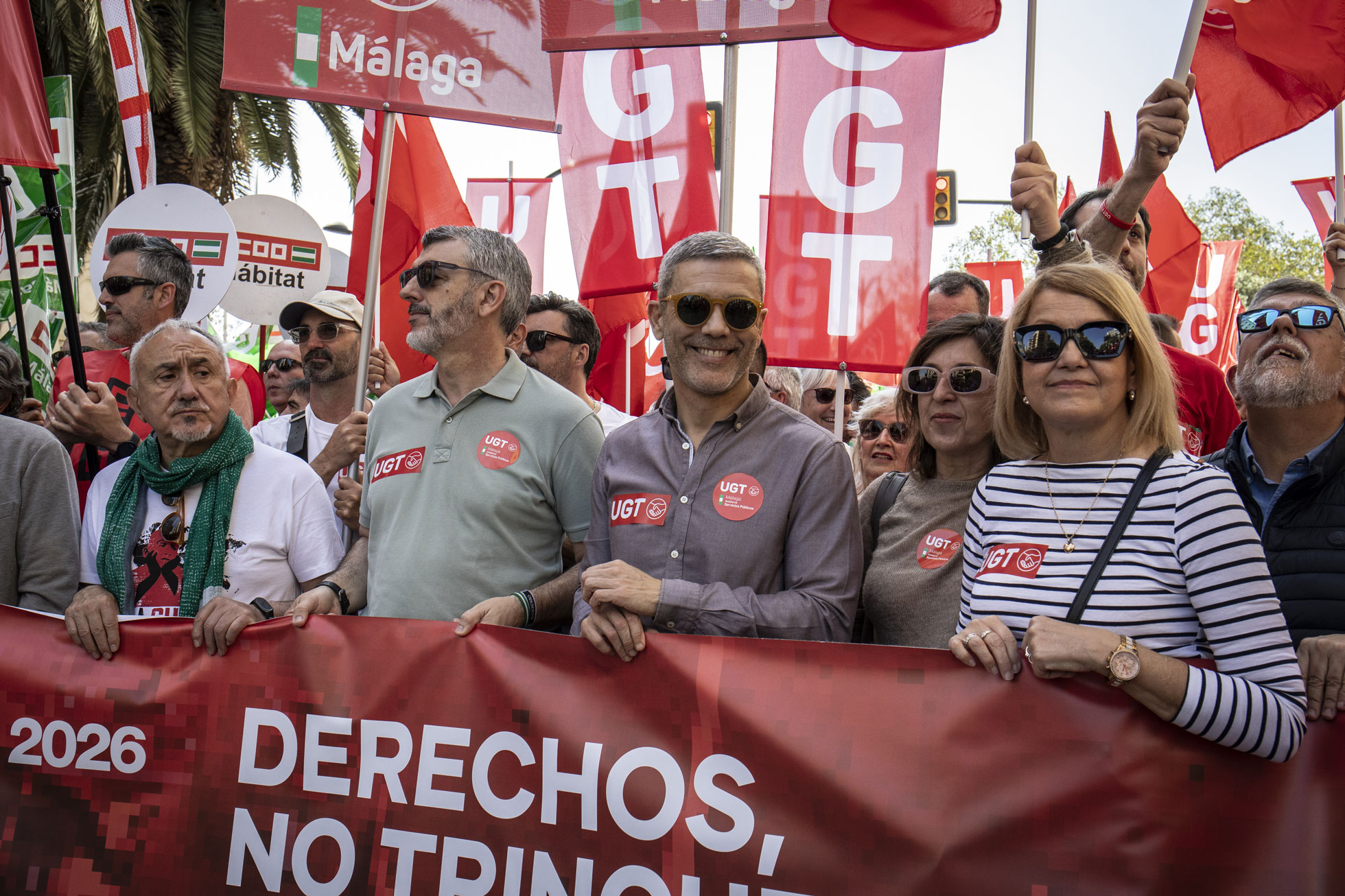 Pepe Álvarez, Oskar Martín, Antonio Gonzalez, Lola Navarro y MªCarmen Barrera