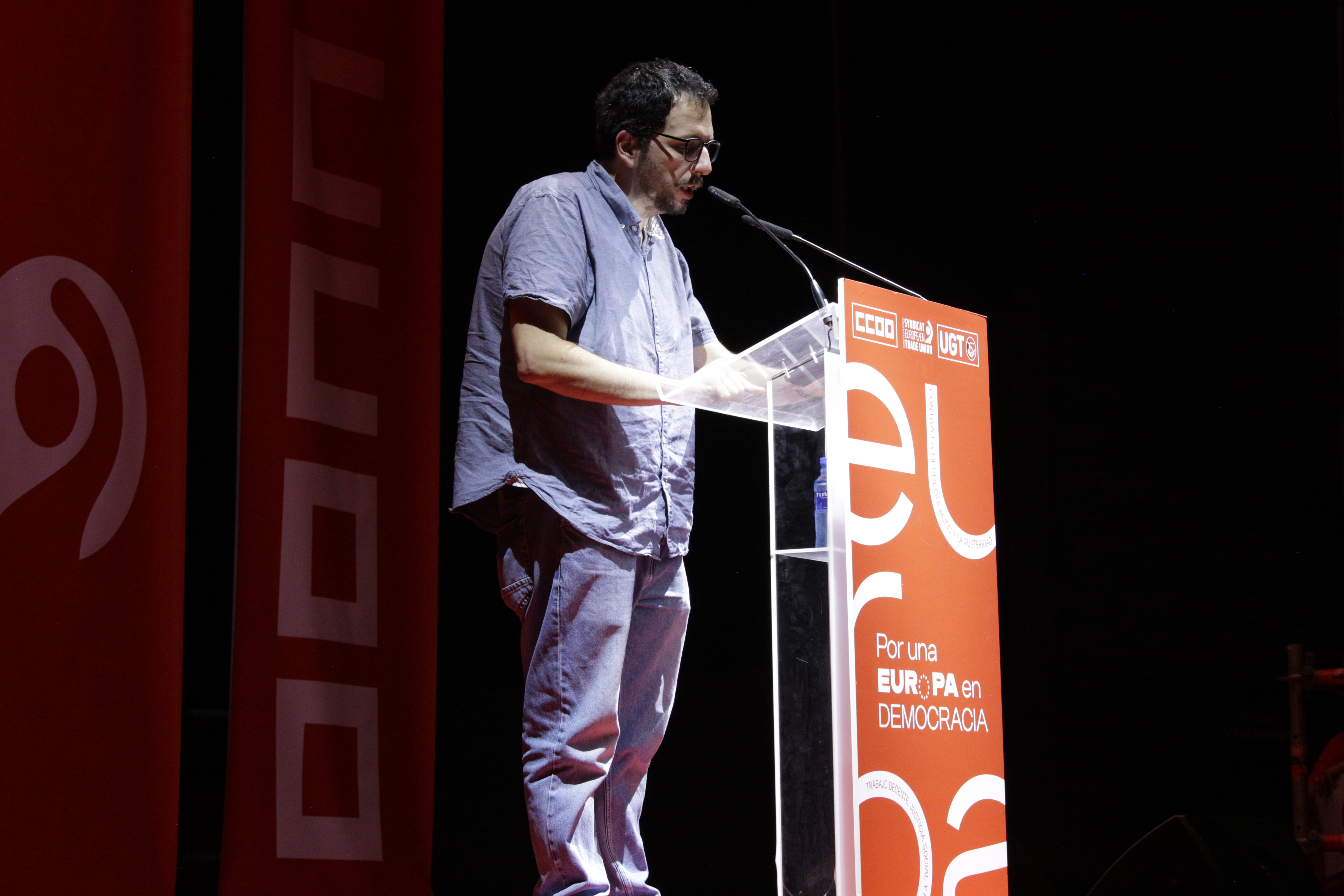 26. Joao Barreiros, secretario confederal de CGTP Portugal.
