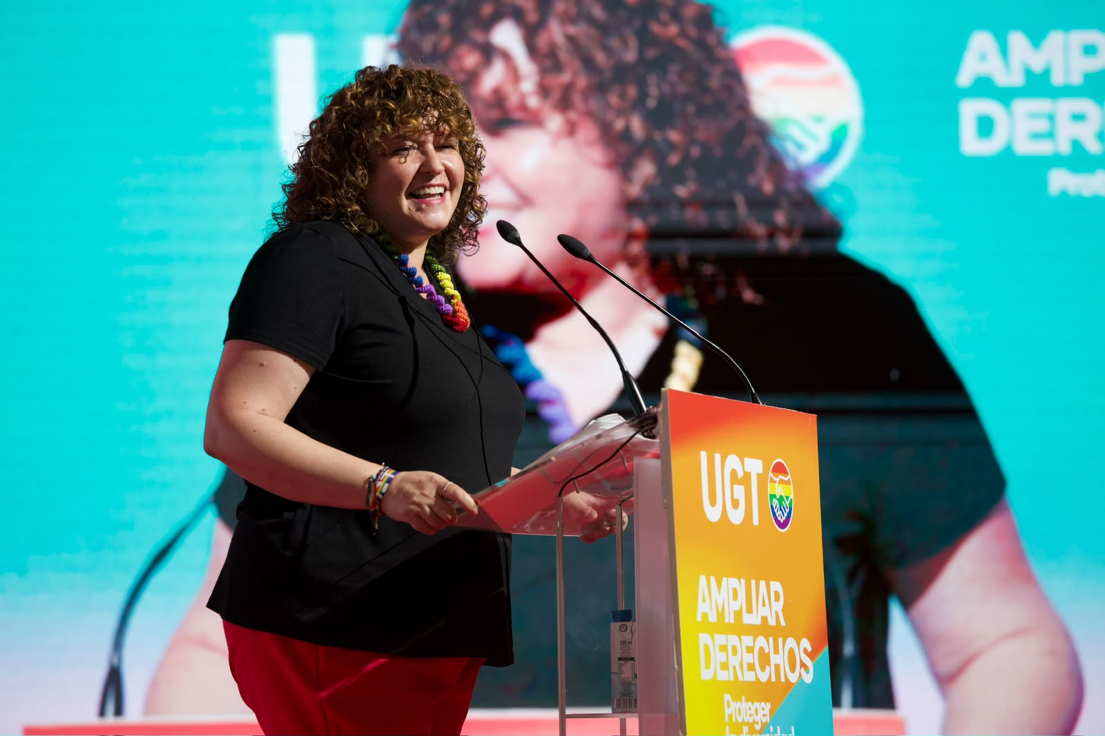 1. Intervención de Susana Huertas, secretaria general de UGT Madrid en la apertura del acto.