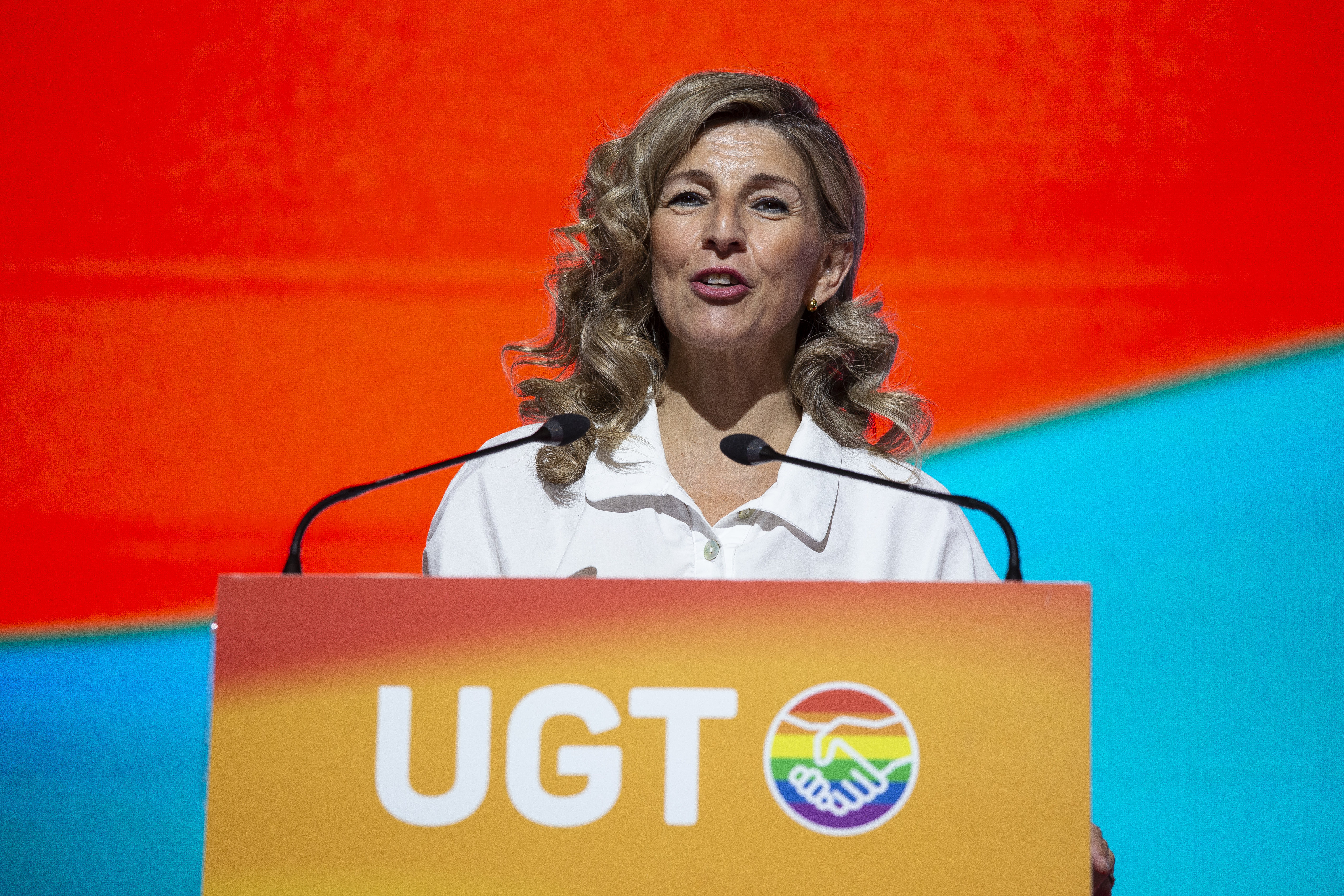 58. A continuación interviene Yolanda Díaz, vicepresidenta segunda del Gobierno de España y ministra de Trabajo y Economía Social.