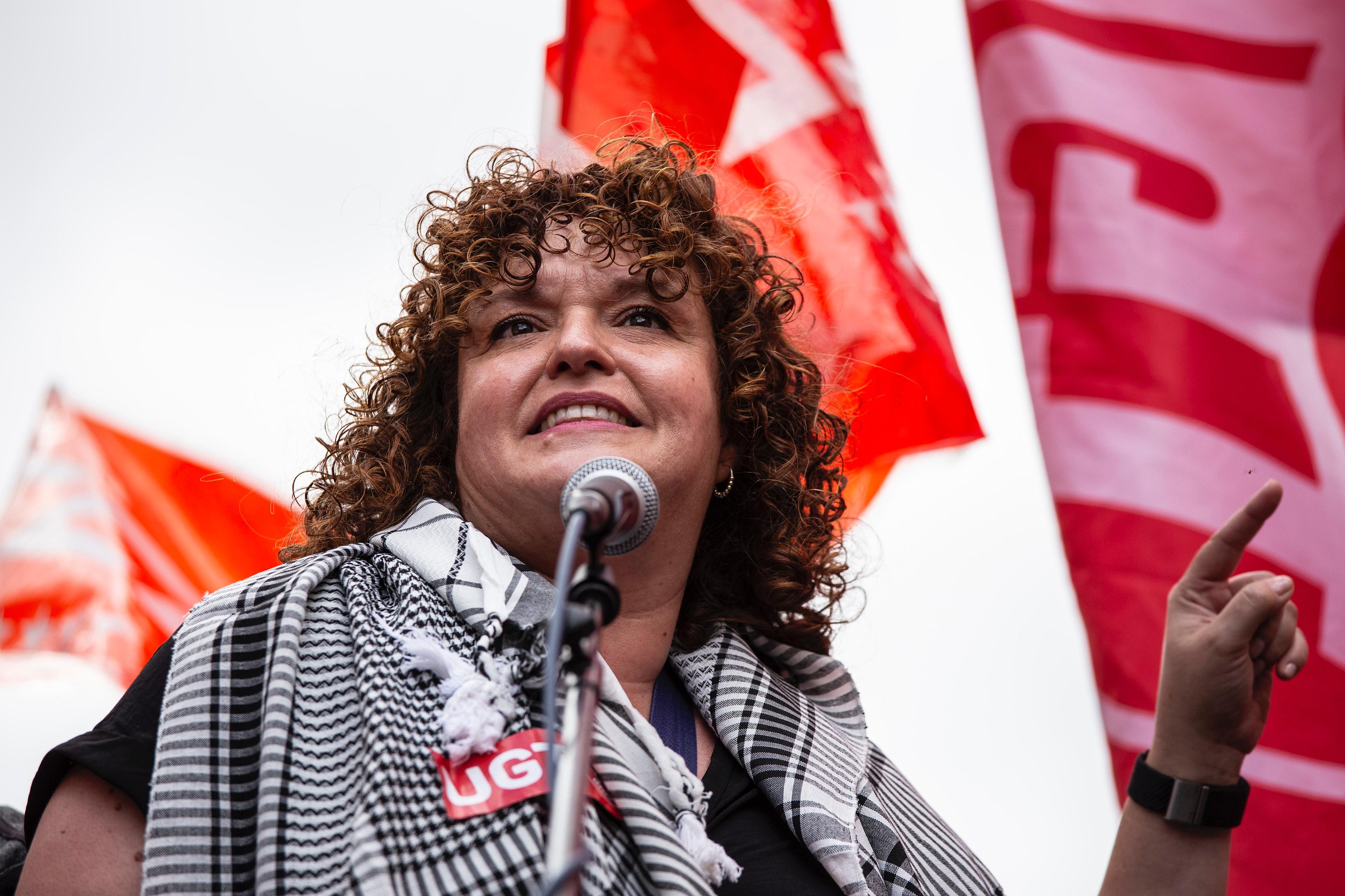 Madrid. Susana Huertas, secretaria general de UGT Madrid