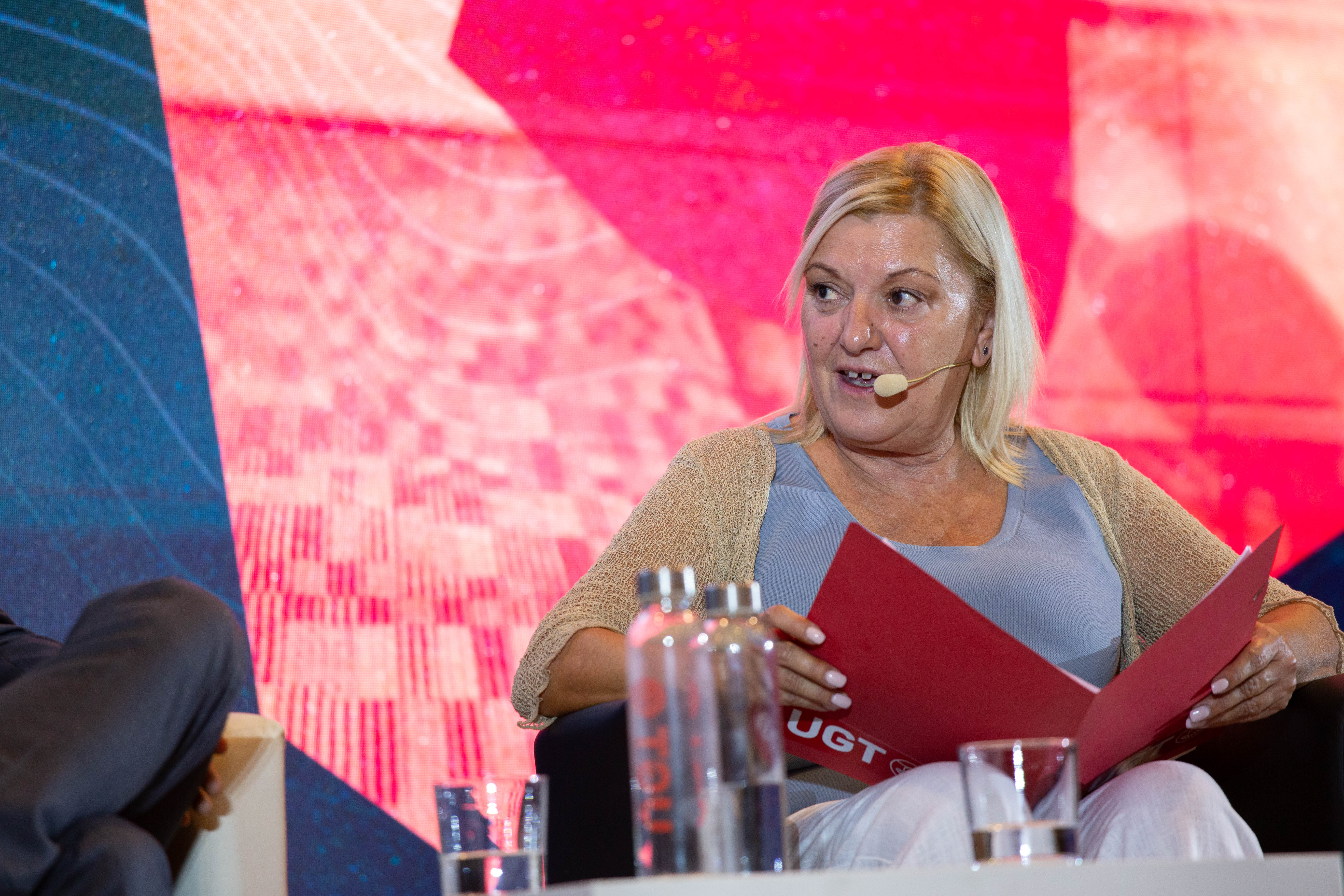 Reyes Solaz García, secretaria nacional de UGT Catalunya