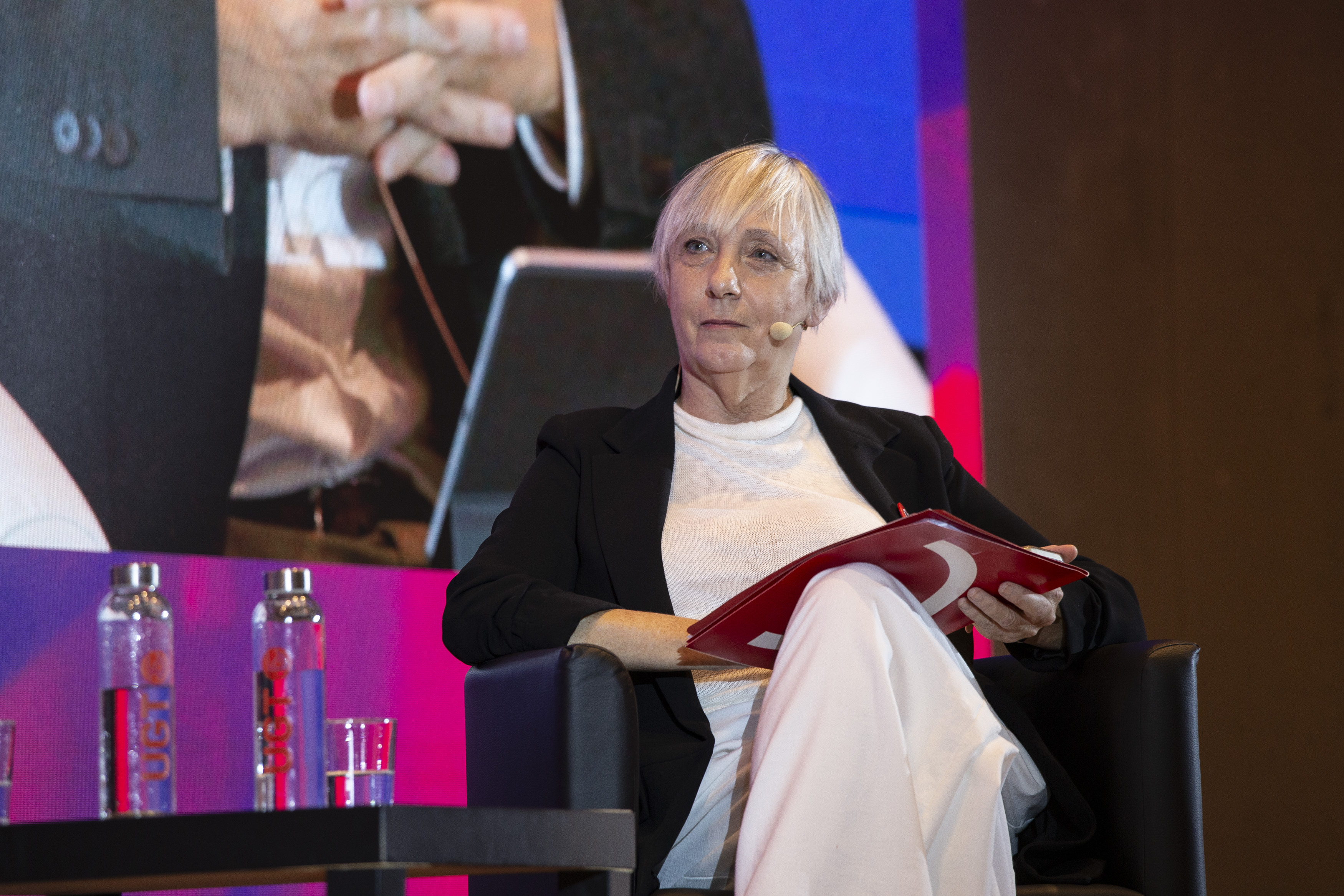 La secretaria de Acción sindical de UGT Andalucía Clara de la Colina