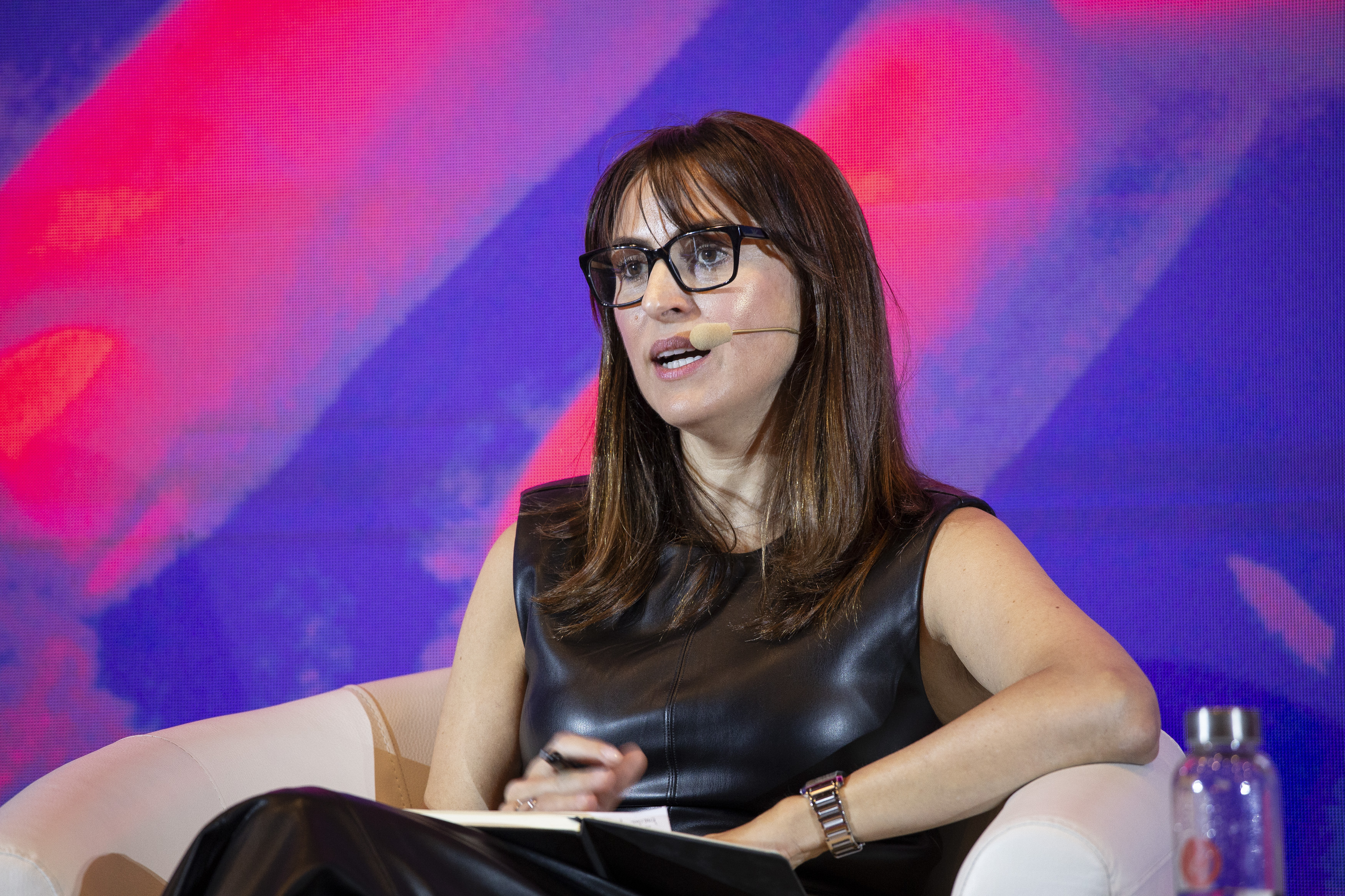 La secretaria ejecutiva Cristina Estévez