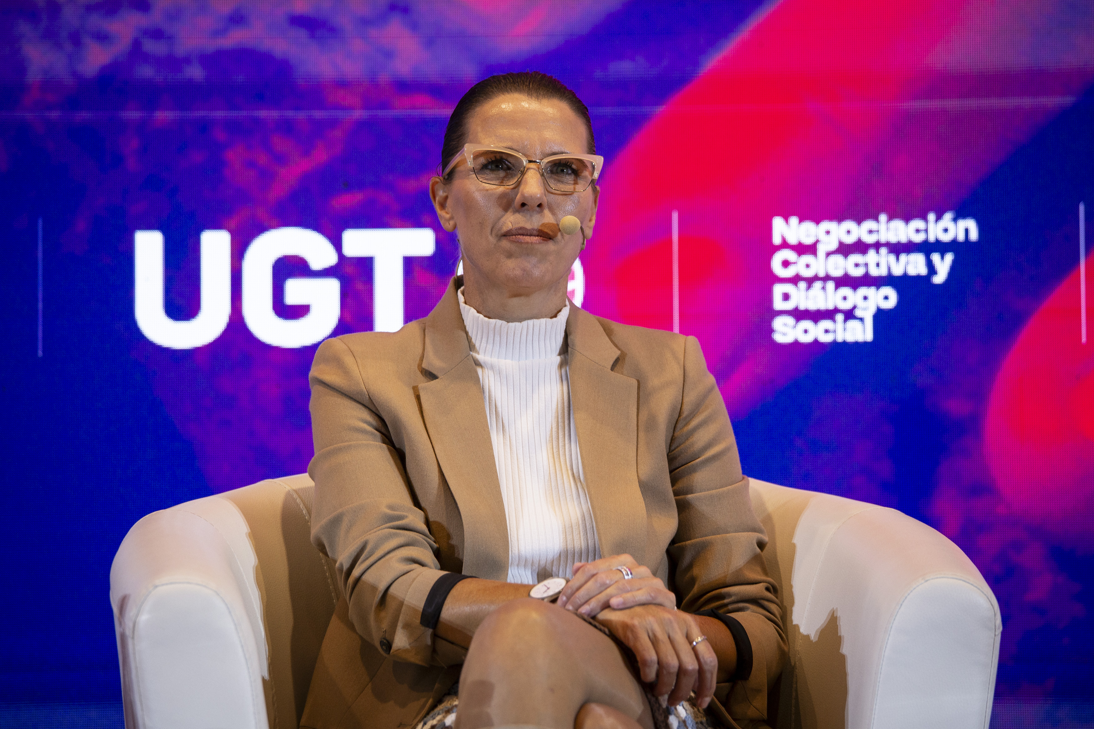 La secretaria general de UGT Servicios Públicos Isabel Araque