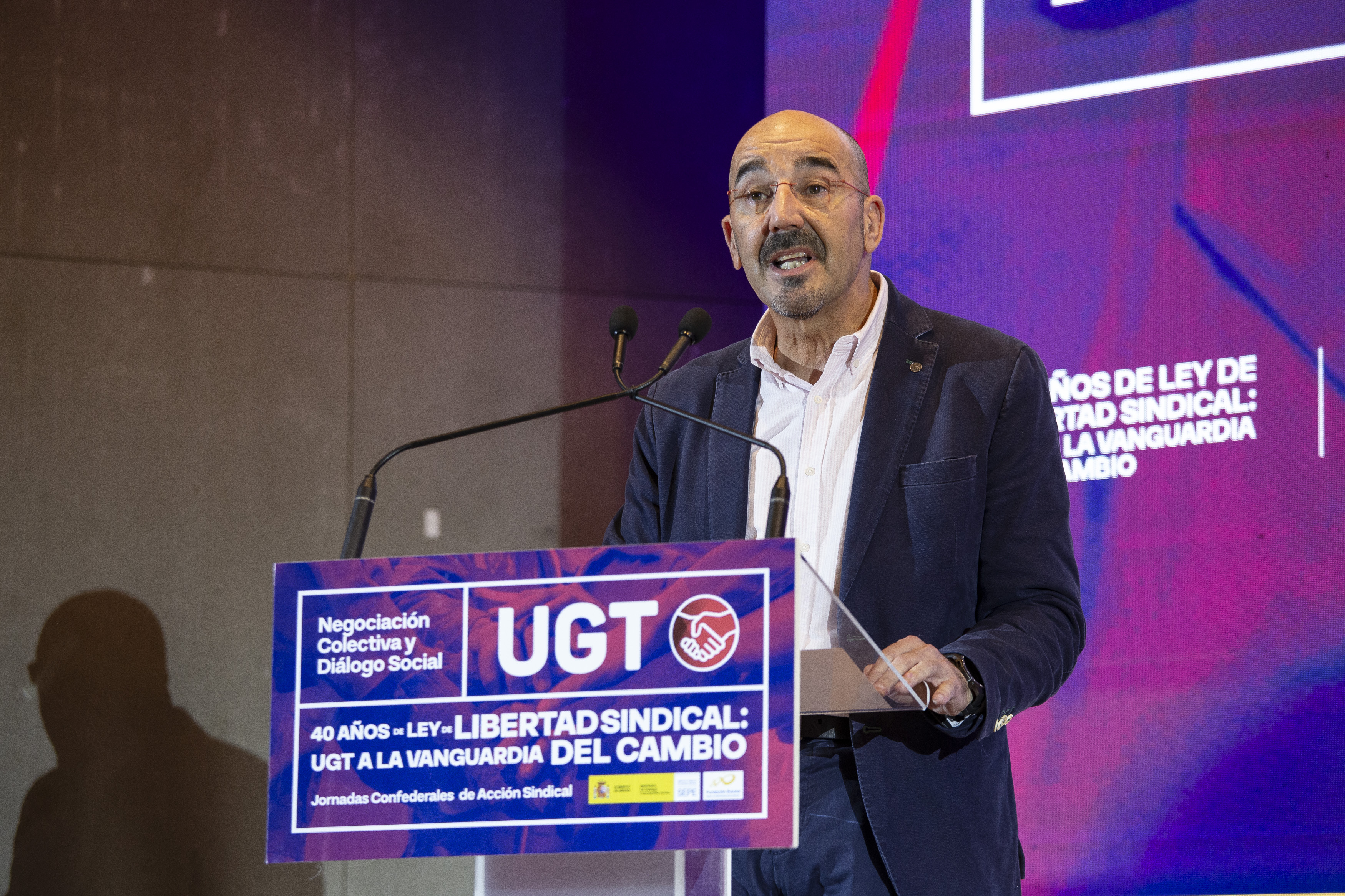 El vicesecretario general de Política Sindical Fernando Luján