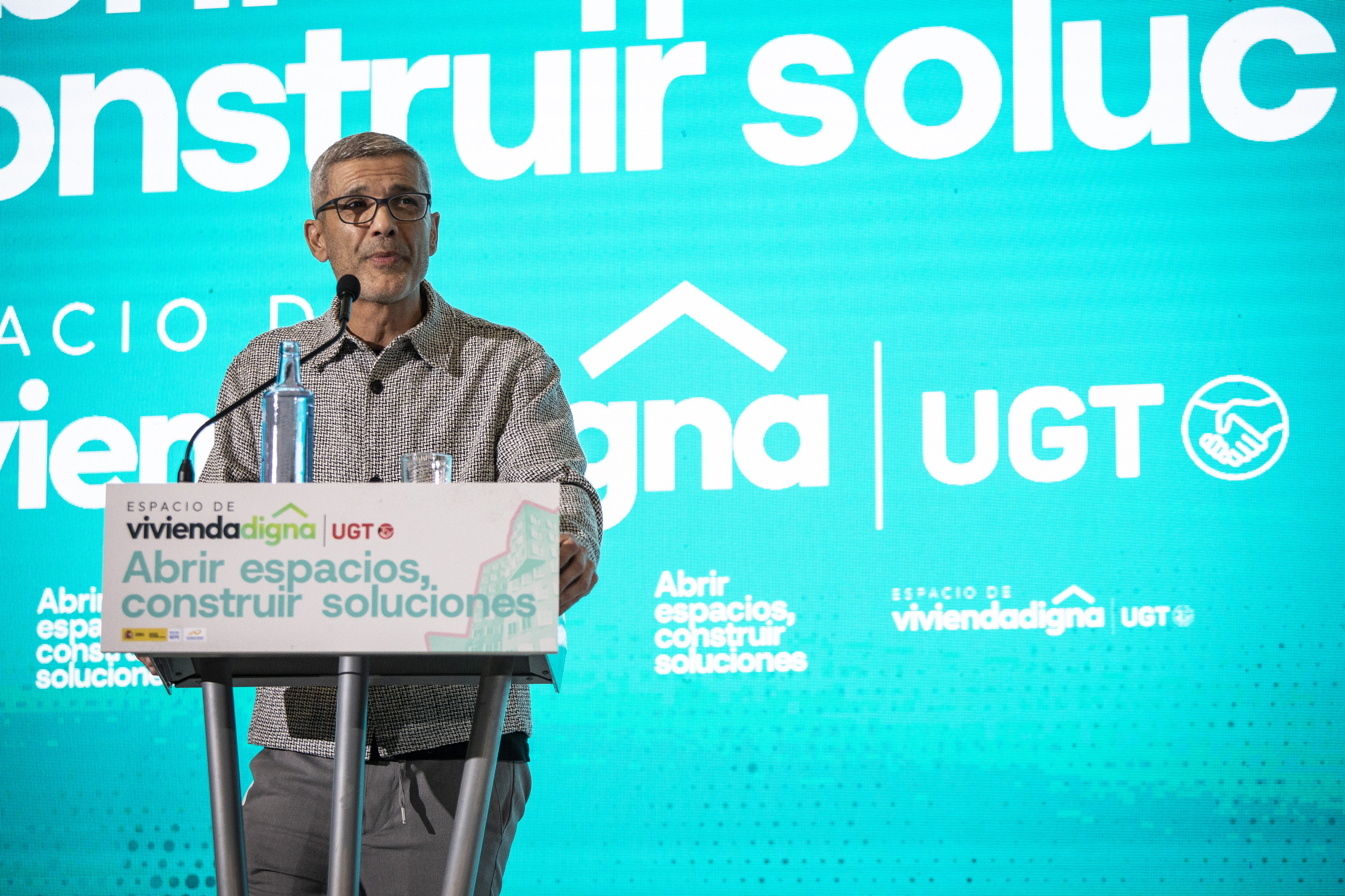 El secretario general de UGT Málaga Antonio González
