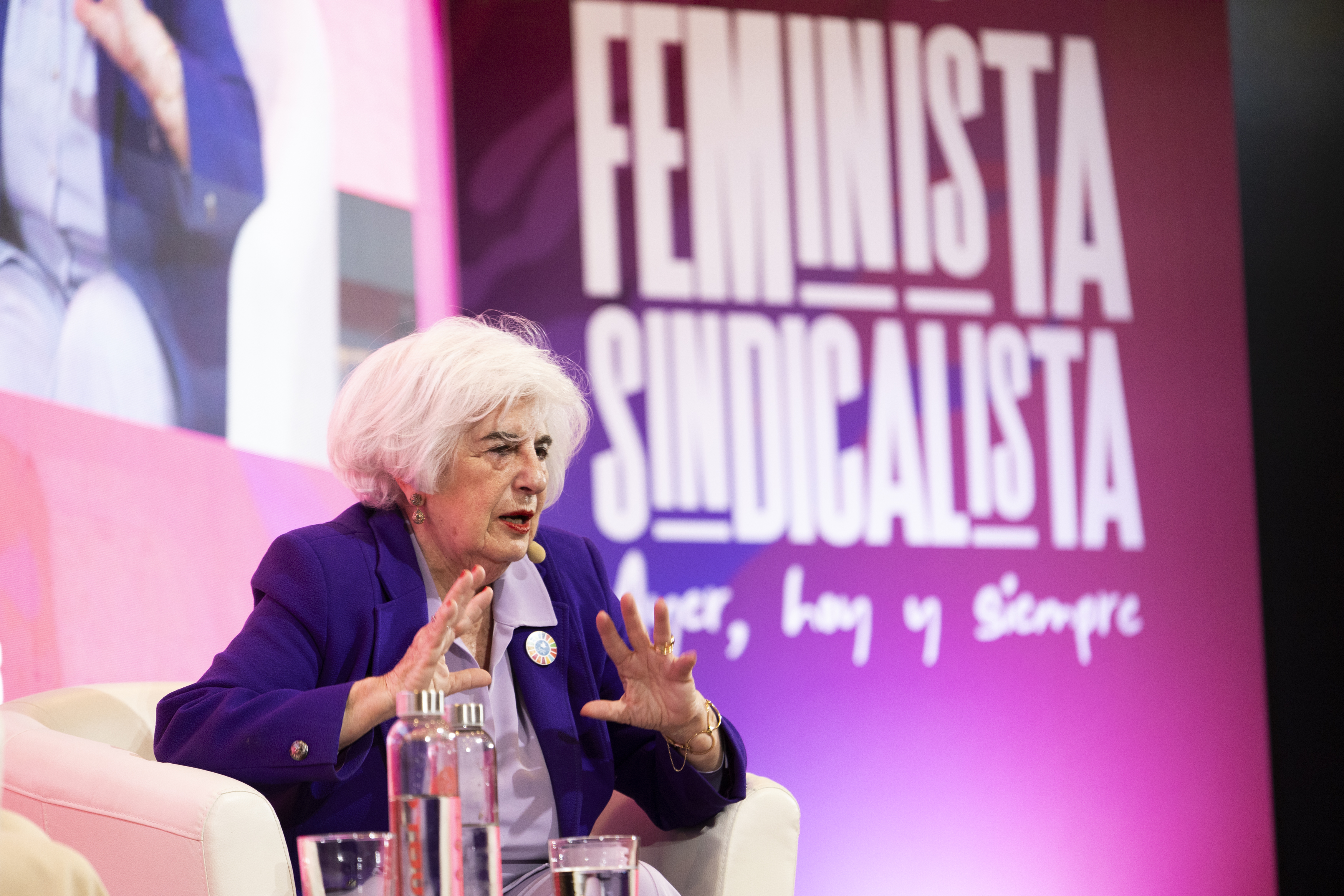 Paquita Sauquillo, abogada laboralista, defensora de los derechos humanos y presidenta del PSOE de Madrid