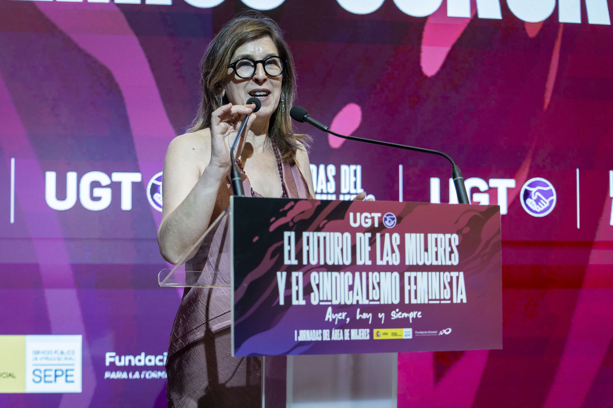 Lola Navarro durante 2ª Edición de los Premios Sororidad 2026