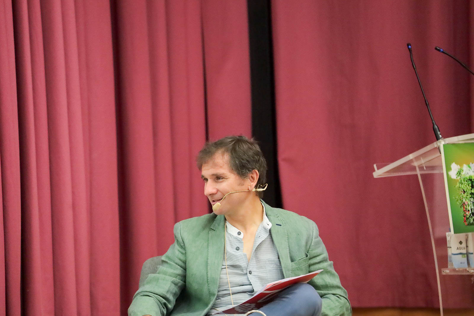 Ángel Rubio Gómez, coordinador del Área de Acción Climática y Transición Ecológica Justa, moderador de la mesa