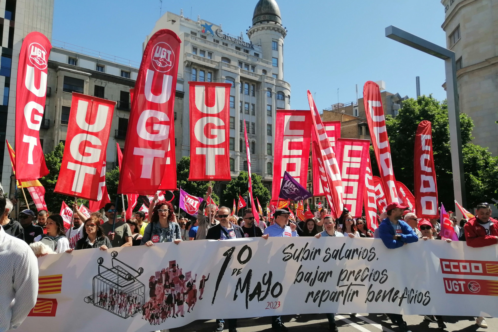 Manifestación de Aragón