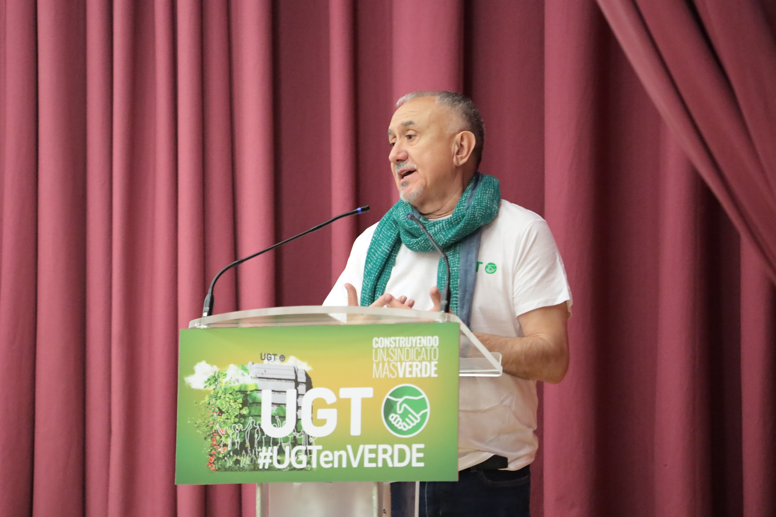 Pepe Álvarez Suárez, secretario general de UGT clausura las jornadas