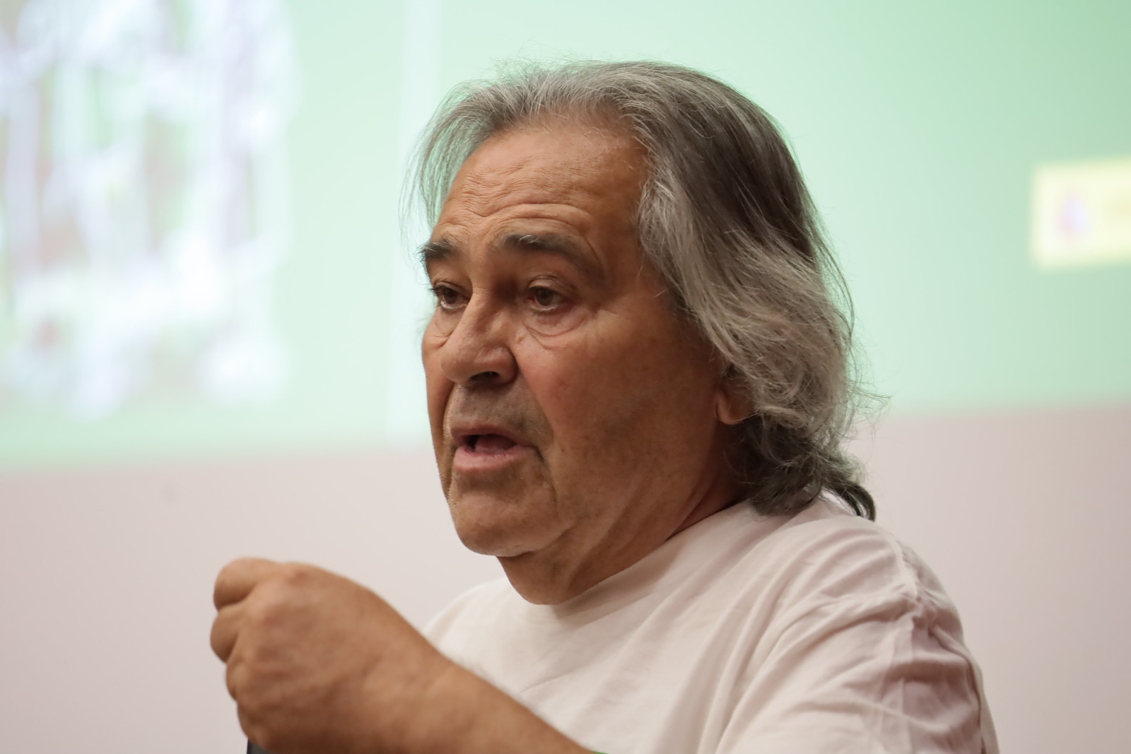Wifredo Miró Baiges, portavoz del Área de Acción Climática y Transición Ecológica Justa de UGT, moderador de la mesa