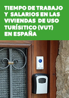 Tiempo de trabajo y salarios en las  viviendas de uso turístico (VUT)