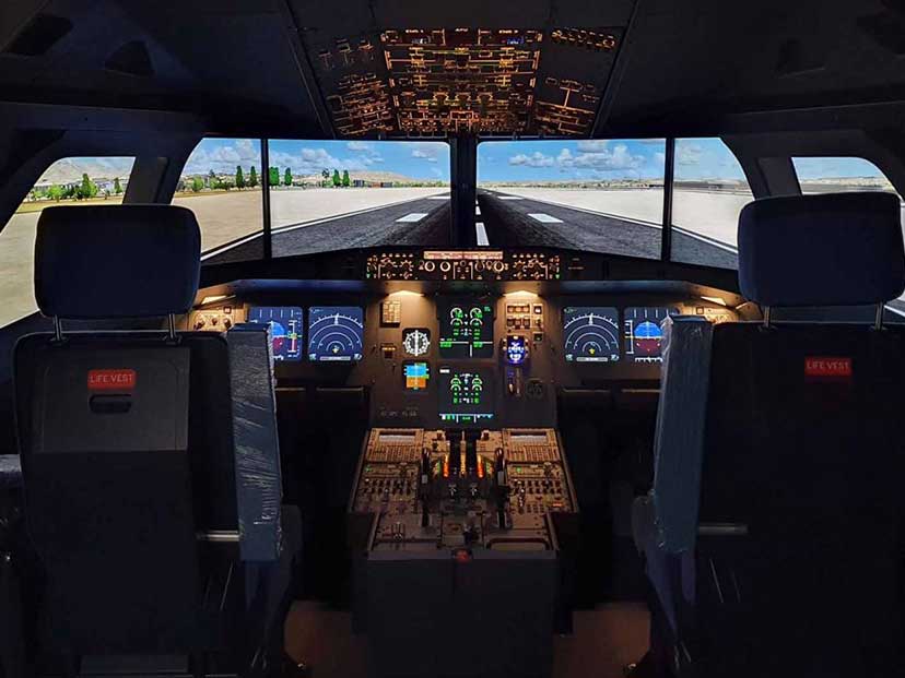 Simulador vuelo Cinetic