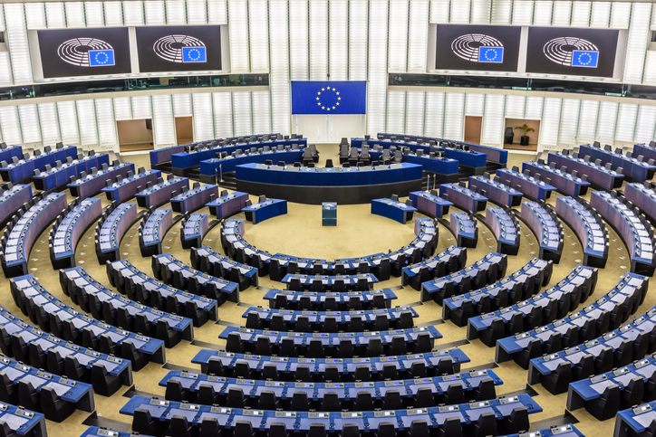 Interior del Parlamento Europeo