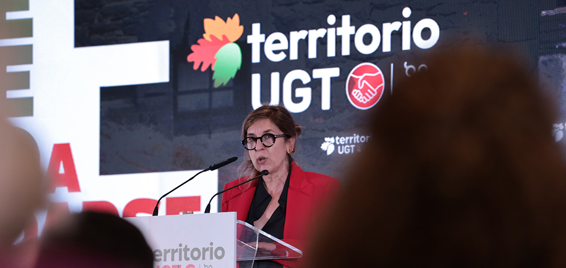 Lola Navarro en las jornadas de Reto Demográfico