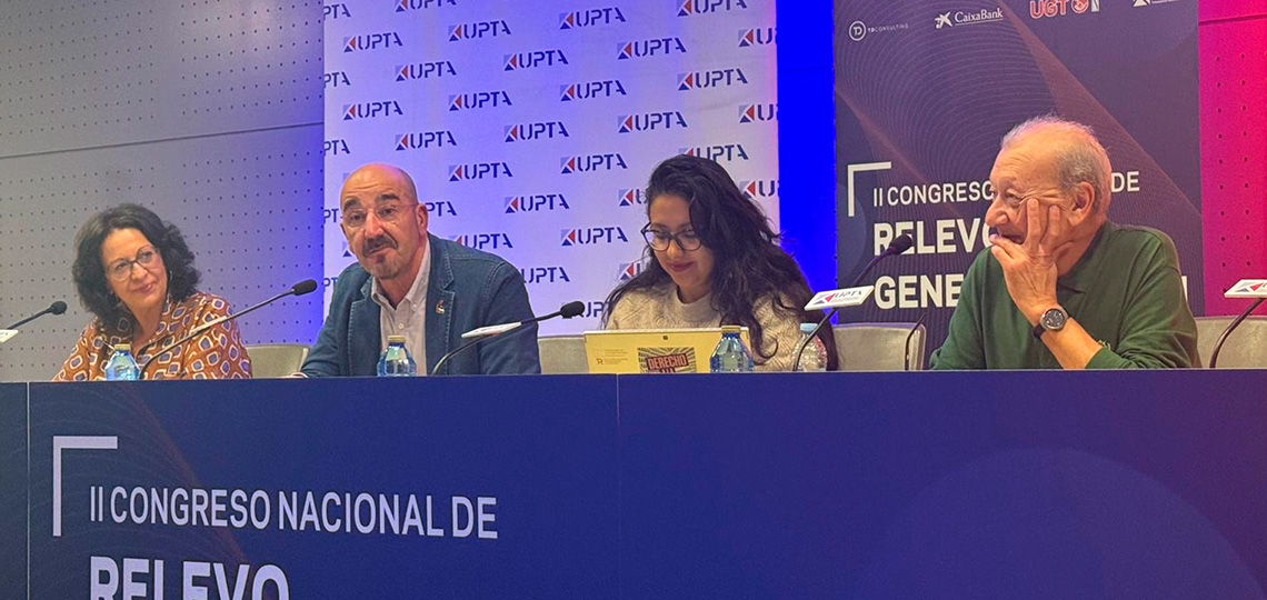 Fernando Luján en el II Congreso de Relevo Generacional