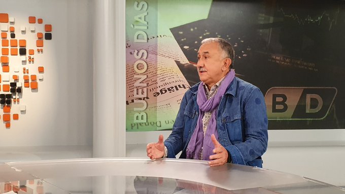 Entrevista en TV a Pepe Álvarez