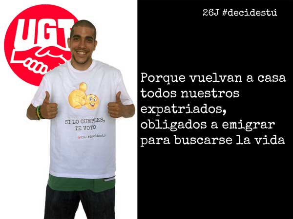 Si Lo Cumples Te Voto Si No Derogas No Te Voto Ugt