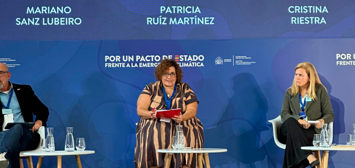 Patricia Ruiz en la Convención del Pacto de Estado