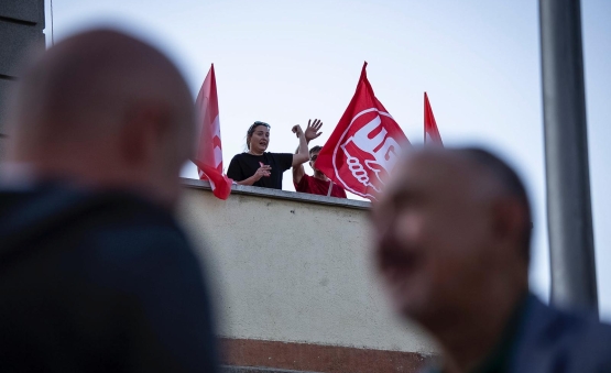 Movilizaciones en protesta a favor de la reducción de la jornada laboral