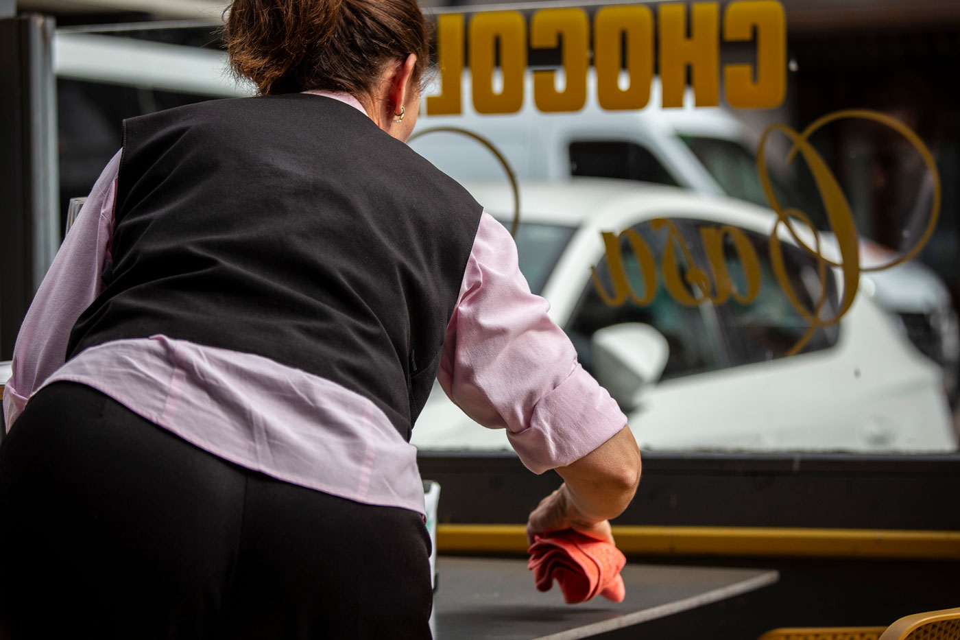 Trabajadora hostelería